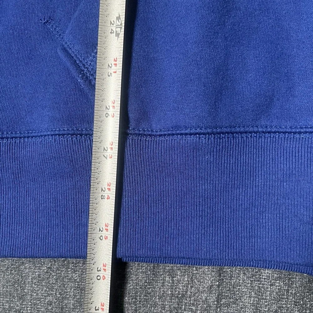 47 Brand Denver Broncos Hoodie Mens XL Blue Pullover Sweatshirt Retro D Logo